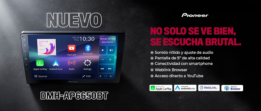 Nuevo DMH-AP6650BT - Pioneer México